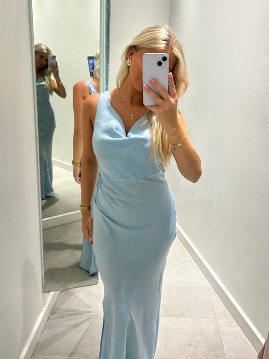 VMJANA Long Dress - Cashmere Blue