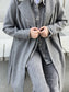 VMFORTUNEAYA Coat - Medium Grey Melange