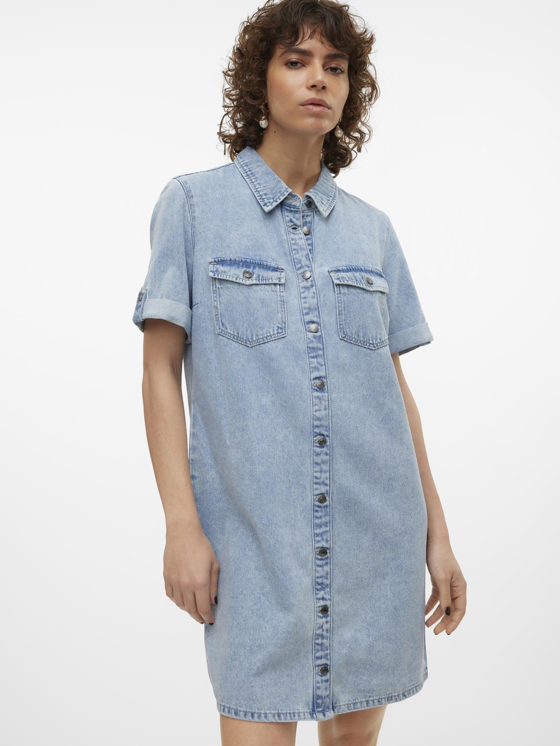 VMJENNIE Dress - Light Blue Denim